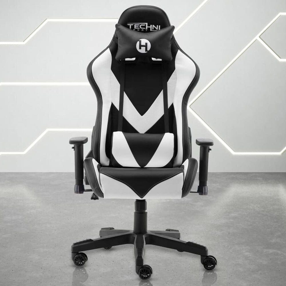 Rta Products Llc ProGamer2 Gaming Chair in White and Black, , large