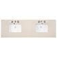 James Martin Vanities Solene 72" Double Bathroom Vanity in Seaside Oak with 3 cm Eternal Marfil Quartz Top and Rectangular Sinks, , large
