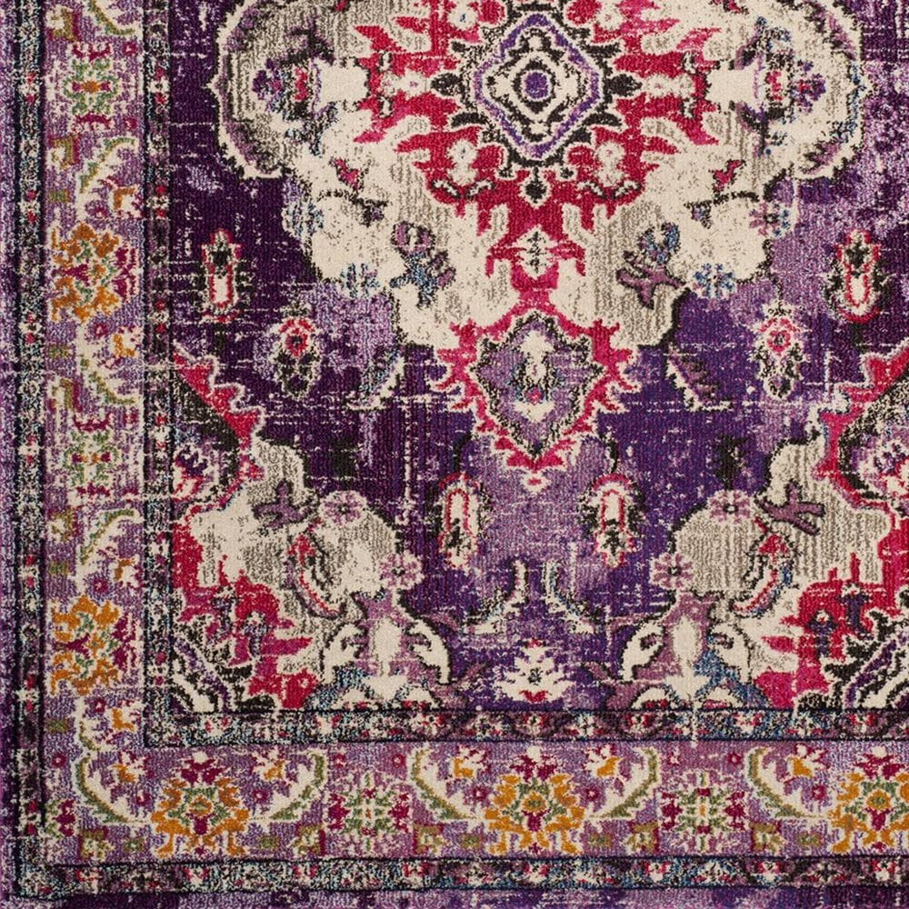 Safavieh Monaco MNC243P-26 2&#39;2&quot; x 6&#39; Violet/Fuchsia Runner, , large