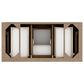 James Martin Vanities Brookfield 48" Single Bathroom Vanity in Pecan with 3 cm Ethereal Noctis Silestone Top, Rectangle Sink and FreePower Wireless Charger, , large