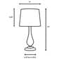 Uttermost Bellcord Buffet Lamp in Antique Grey and Bronze, , large