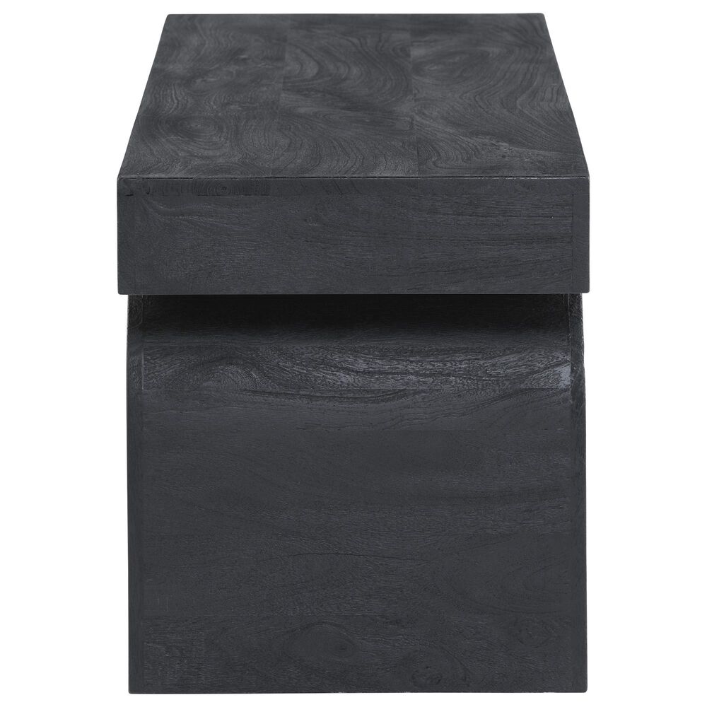 37B Holgrove Accent Bench in Black, , large