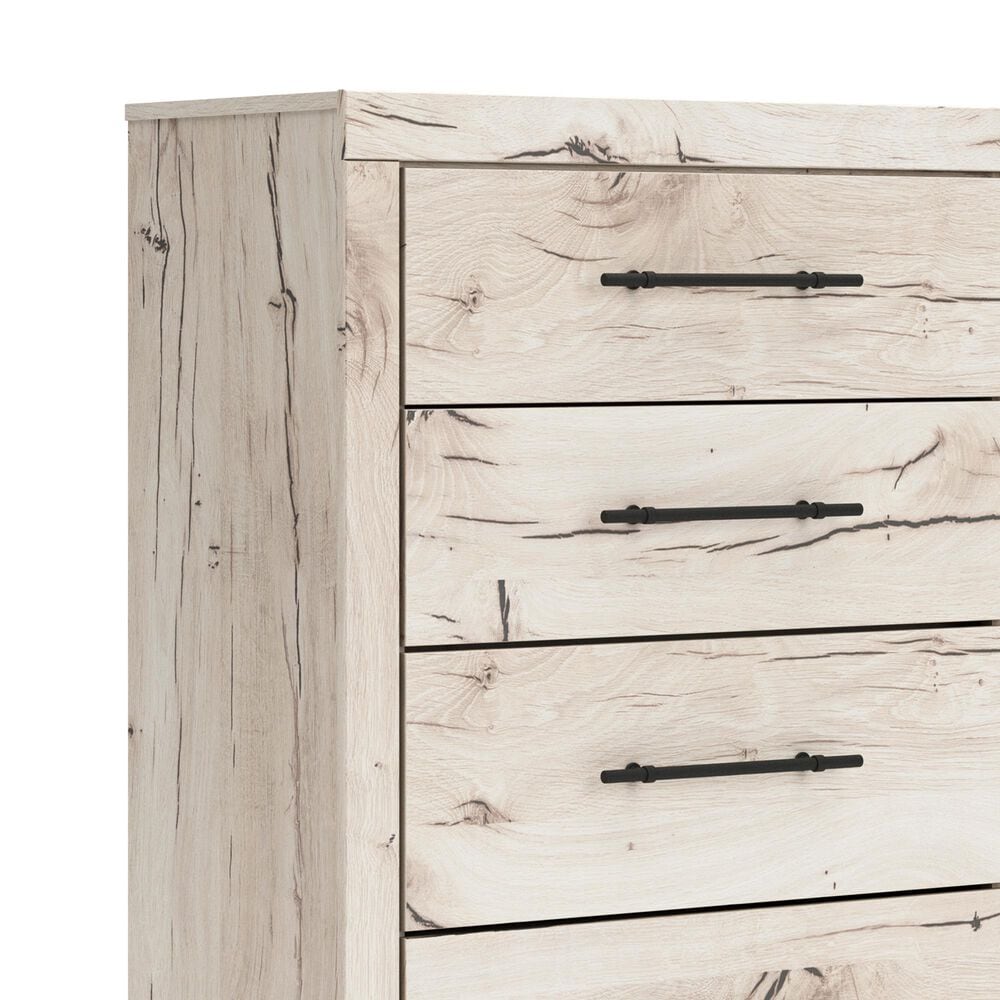 Ashley Lawroy 5-Drawer Chest in Light Natural, , large