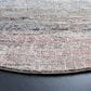 Safavieh Jasmine JSM337F 5"3" Round Grey and Blue Area Rug, , large