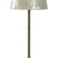 Flair Industries Capiz Slim Buffet Lamp in Aged Brass, , large