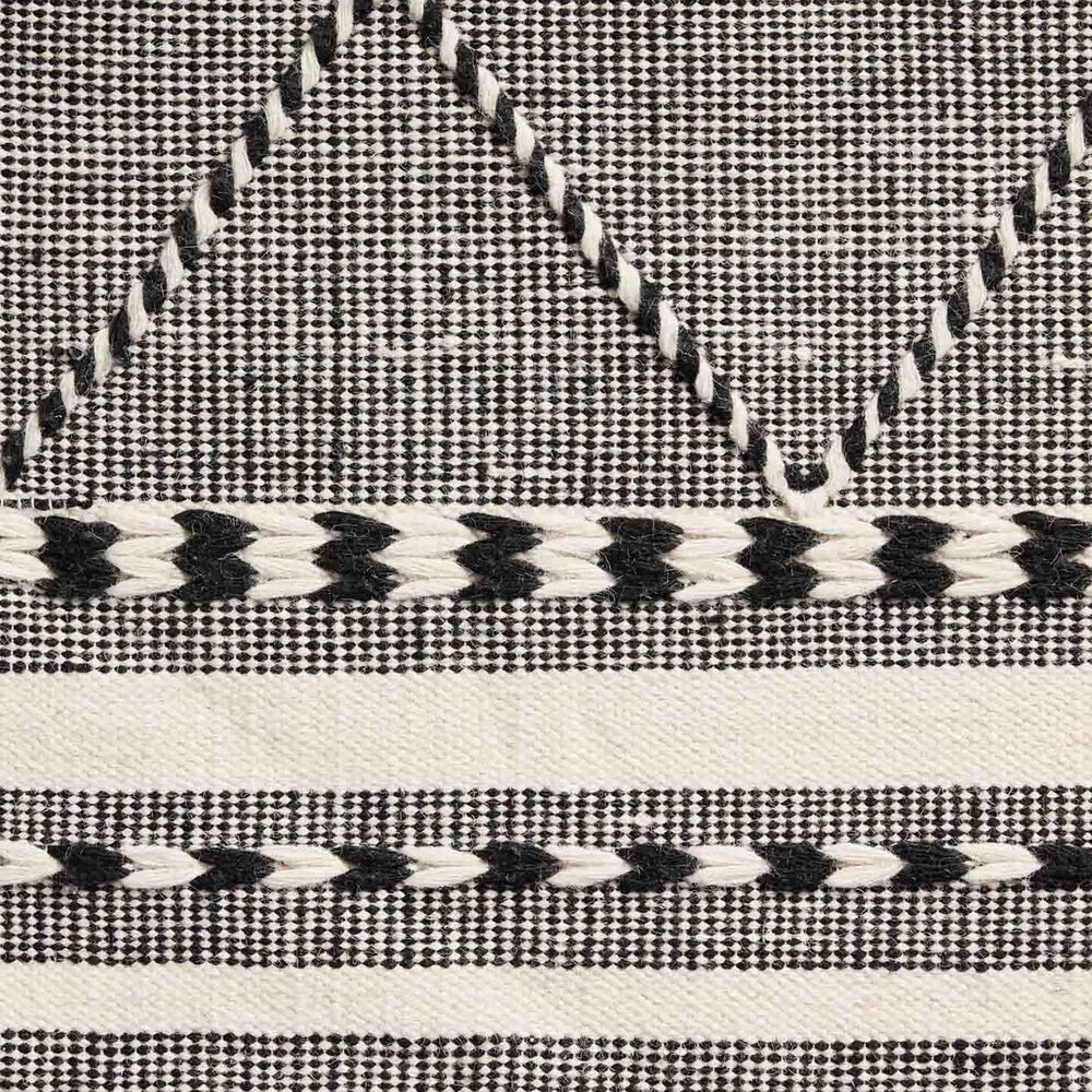 Loloi II Sawyer SAW-01 2&#39;3&quot; x 3&#39;9&quot; Black Area Rug, , large