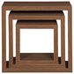 Regency Global Sourcing Niche Soho Wall Shelf in Urban Walnut - Set of 3, , large