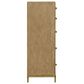 Pacific Landing Arini 5-Drawer Chest in Sand Wash and Aged Brass, , large
