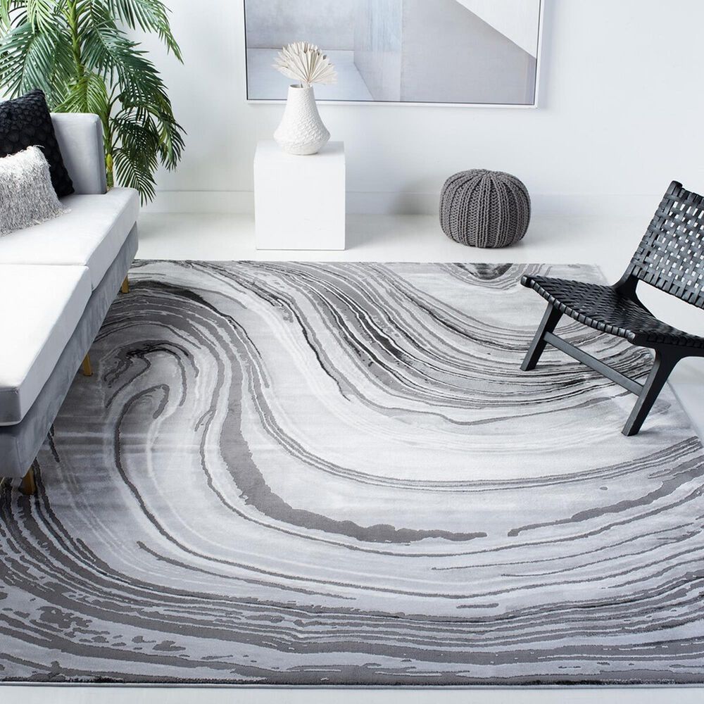 Safavieh Craft CFT845F 8&#39; x 10&#39; Light Grey and Grey Area Rug, , large