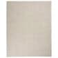 Nourison Courtyard Ivory and Silver 12" x 15" Indoor/Outdoor Area Rug, , large