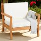 Linon Home Decor Carenen Patio Arm Chair in White, , large