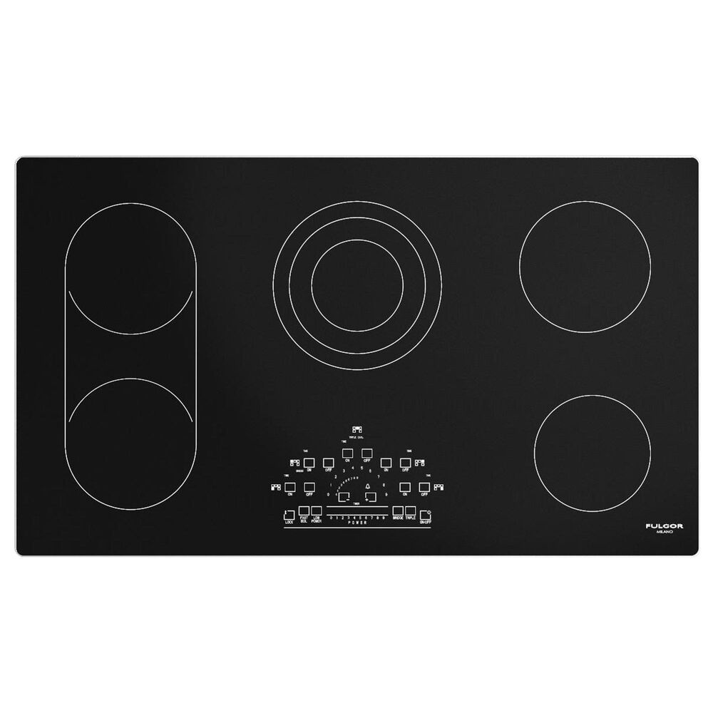 Fulgor Milano 36" Electric Radiant Cooktop in Black, , large