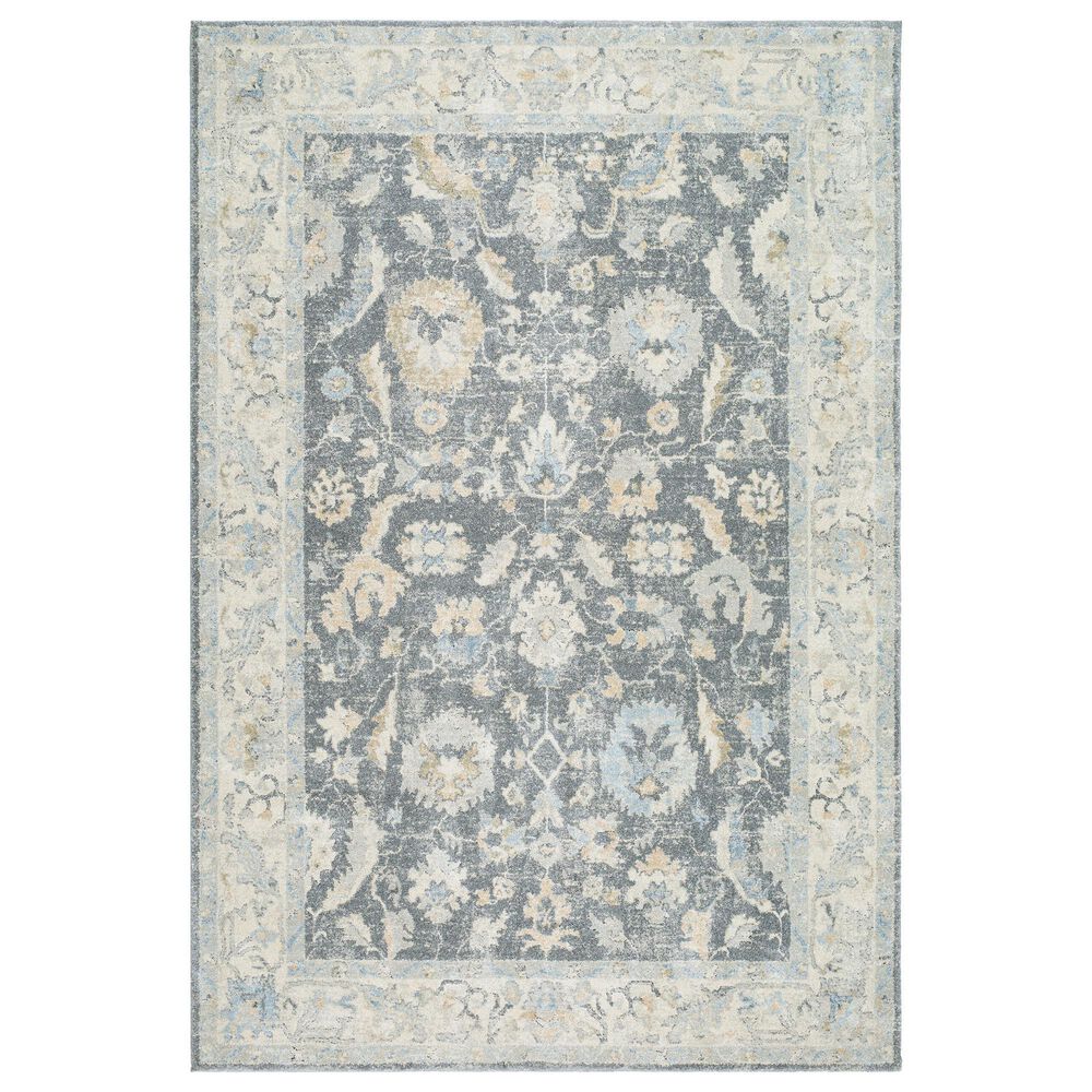 Surya Avellino 5"3" x 7" Light Beige, Gray, Pale Blue, Tan, Deep Teal, Denim and Light Olive Area Rug, , large