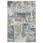 Oriental Weavers Easton Abstract Chaos 3"3" x 5" Grey Area Rug, , large