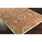 Surya Caesar CAE-1107 5" x 8" Orange, Khaki and Denim Area Rug, , large