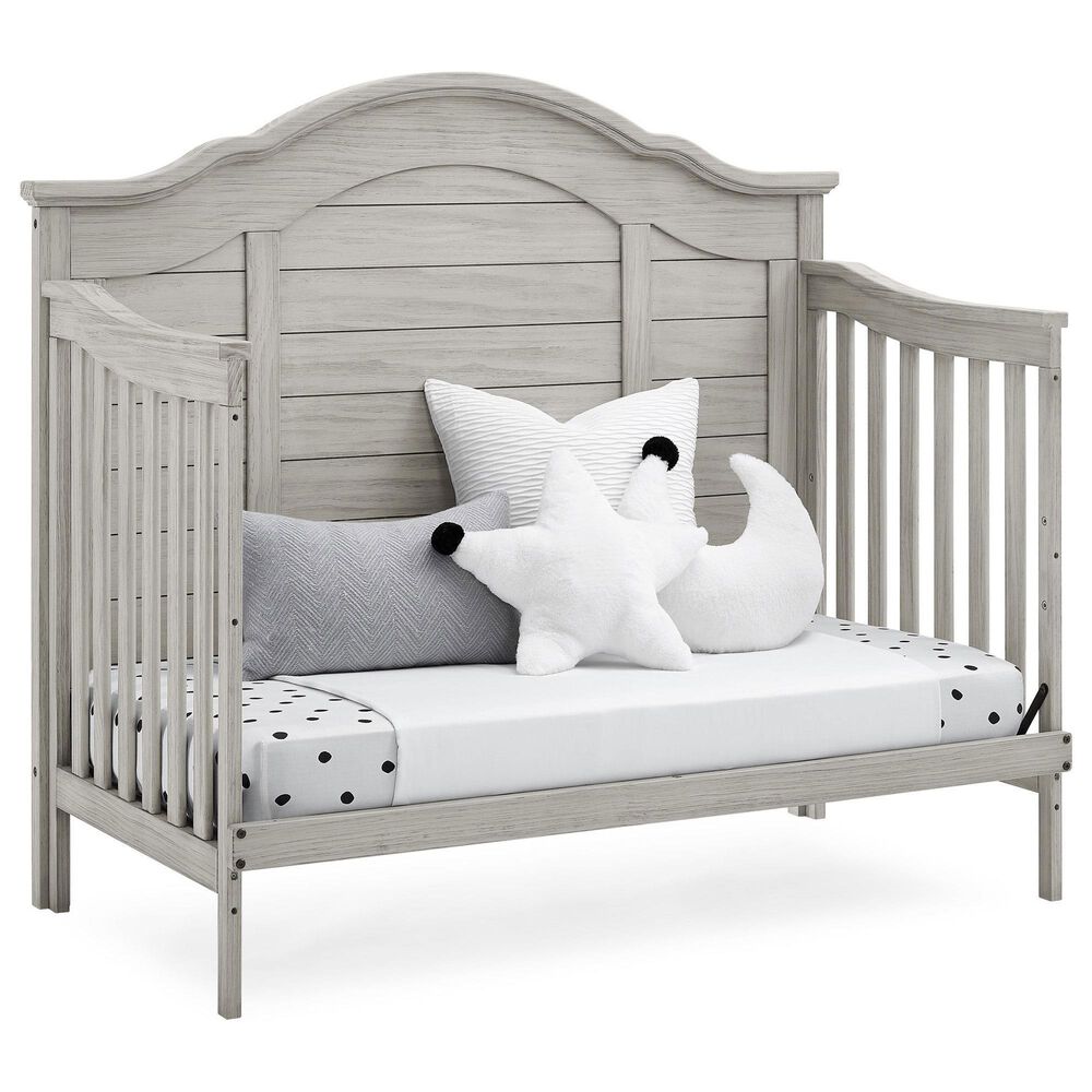 Delta Children Asher 6-In-1 Convertible Crib in Rustic Mist, , large