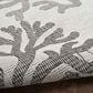 Nourison Garden Oasis Nautical Grey 5" x 7" Indoor/Outdoor Area Rug, , large