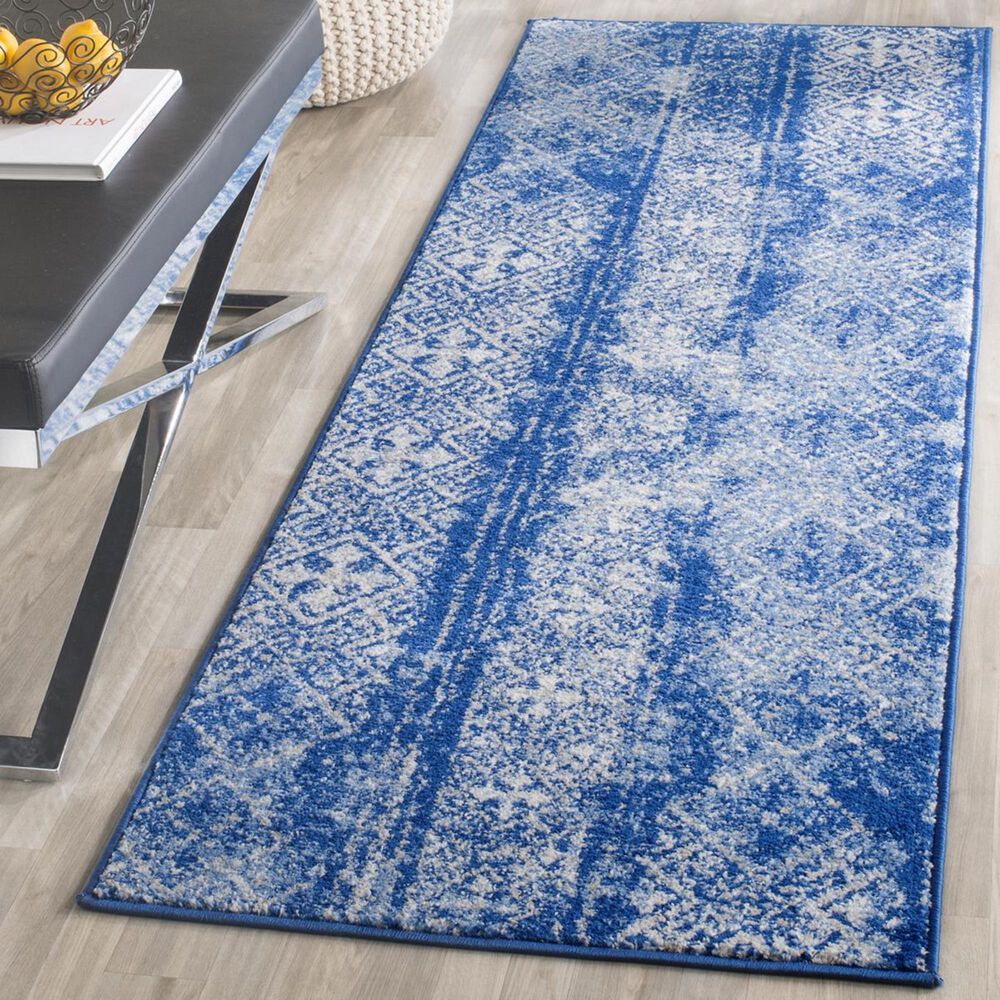 Safavieh Adirondack ADR111F-26 2&#39;6&quot; x 6&#39; Silver/Blue Runner, , large