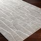 Surya Eloquent 10" x 14" Light Gray, Medium Gray and Beige Area Rug, , large