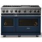 Viking Range 7 Series 48" Sealed Burner Gas Range in Slate Blue, , large