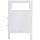 Butler Specialty Company Nora 2 Drawer Nightstand with Open Shelf in Smooth White, , large