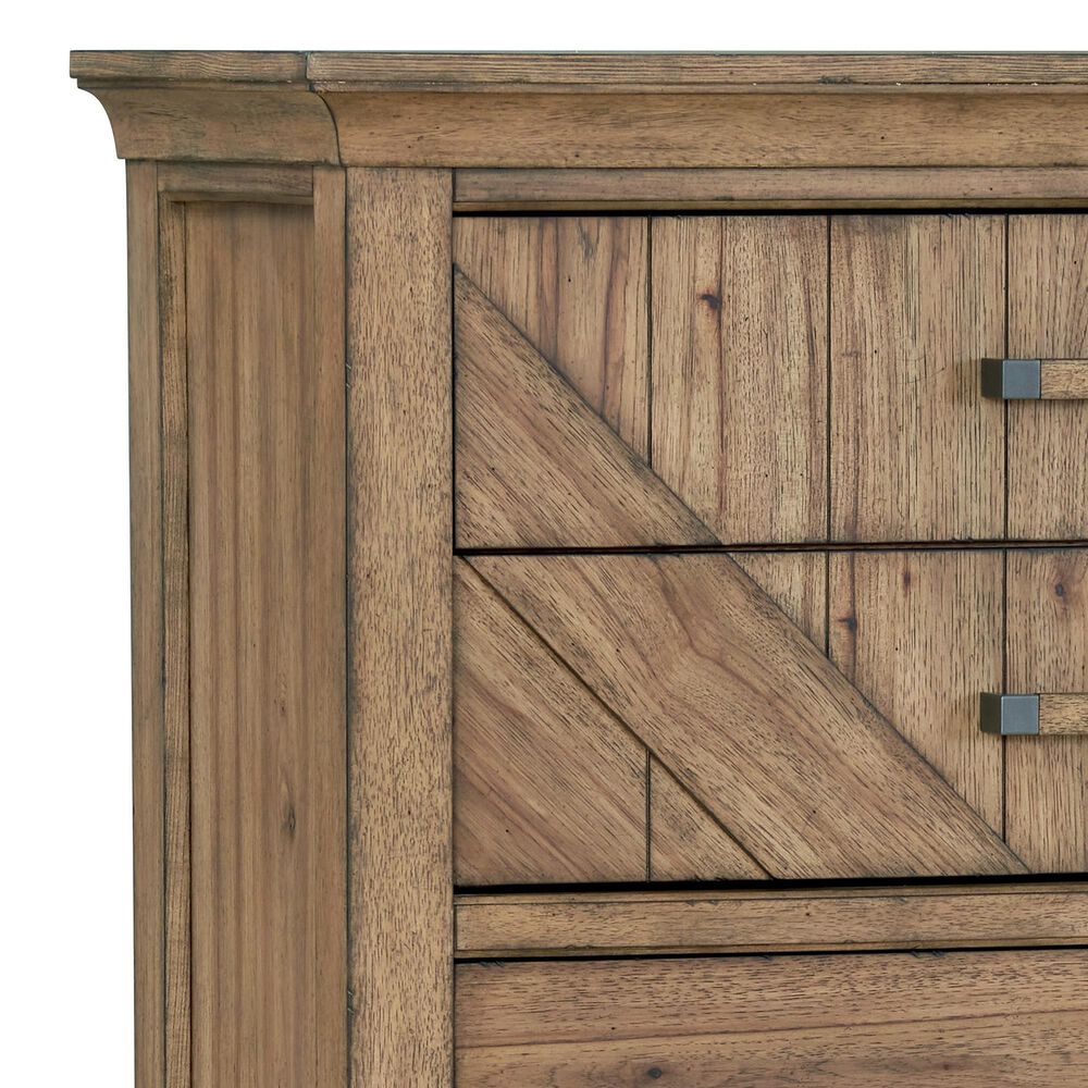 Sasha Lee Eagle River 5-Drawer Chest in Hickory, , large