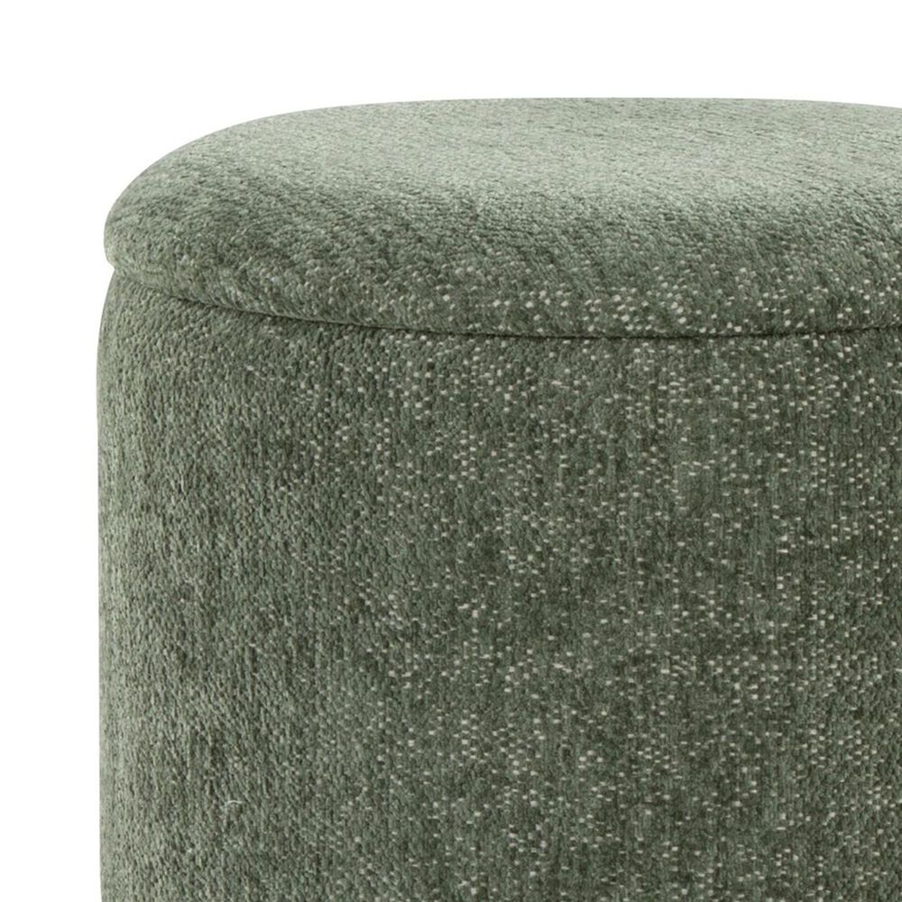 Lumisource Daniella Storage Ottoman in Green, , large