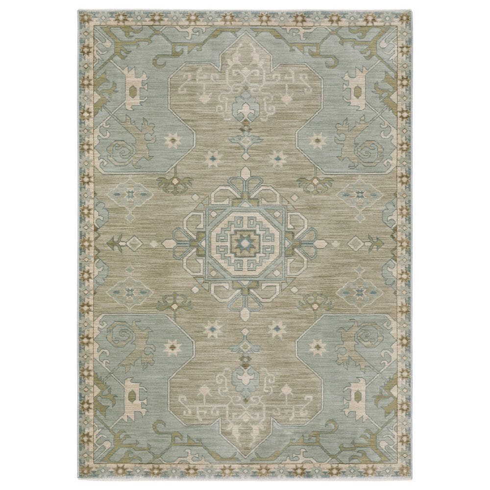 Oriental Weavers Maeve MAE12 Grey and Blue 2"3" x 7"6" Runner, , large