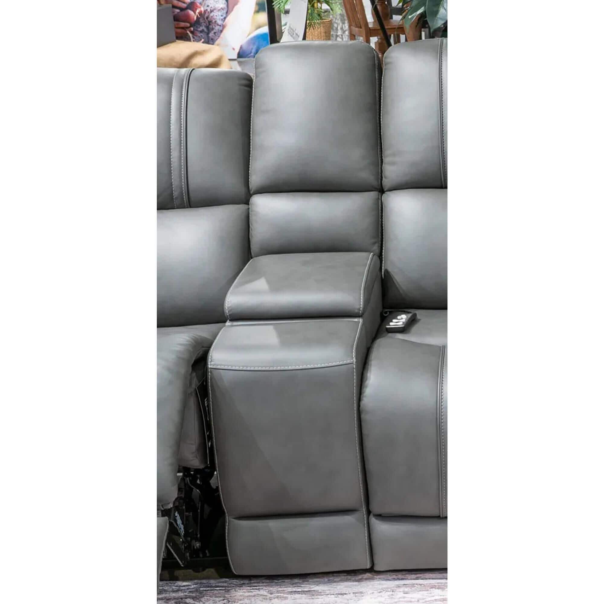 Ashley Pittson 6-Piece Power Reclining Curved Sectional in Anchor