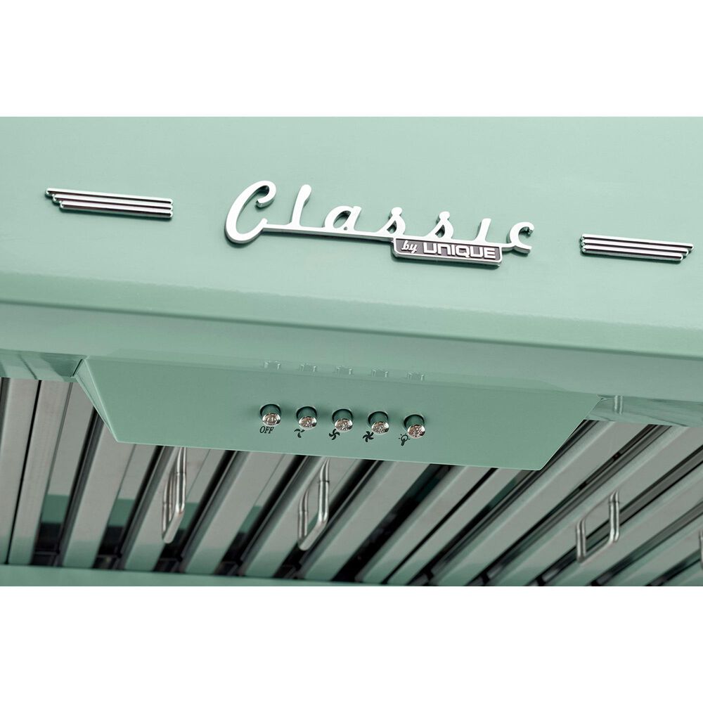 Unique Appliances Classic Retro 30" Under Cabinet Range Hood in Summer Mint Green, , large