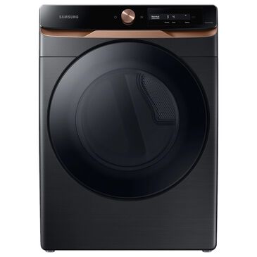 Samsung 7.5 Cu. Ft. AI Smart Dial Electric Dryer with Super Speed Dry and MultiControl in Brushed Black, , large
