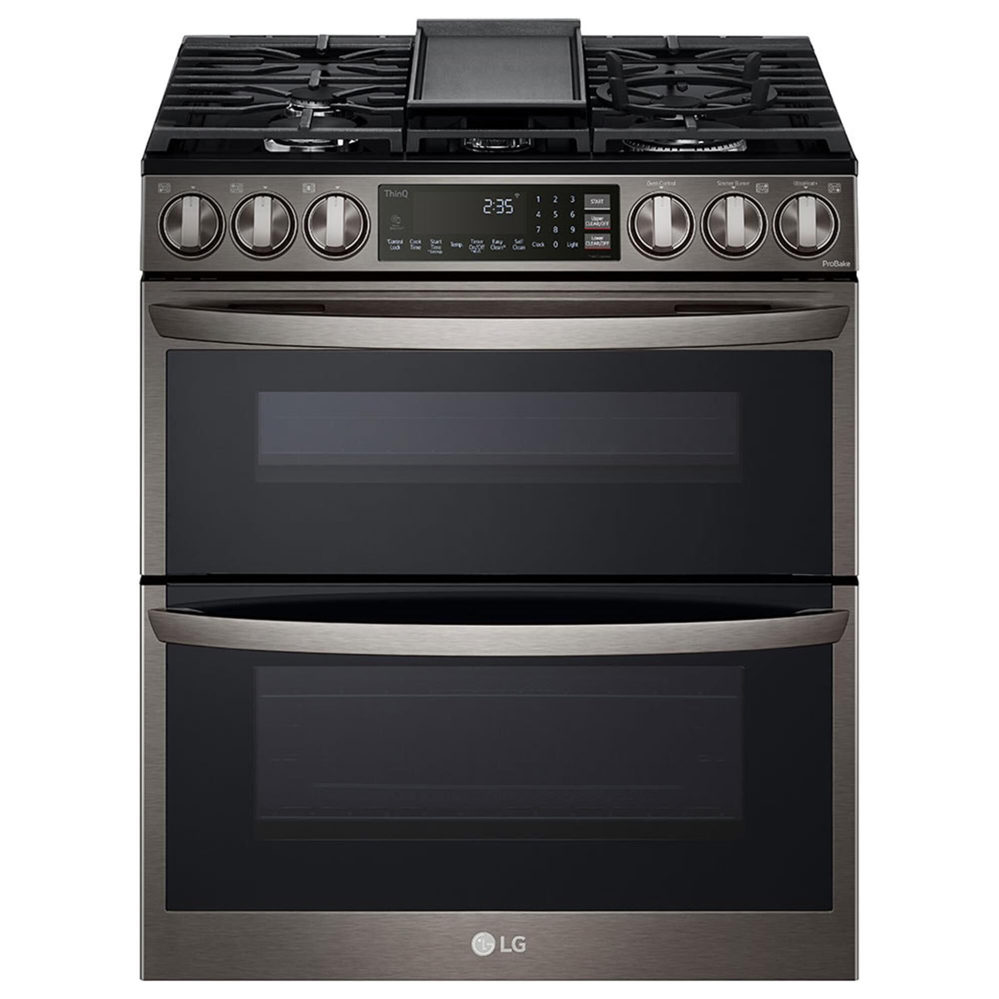 LG Gas Double Oven Slide In Range NFM
