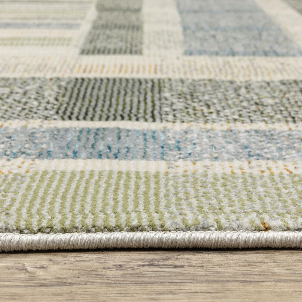 Oriental Weavers Atlas Blue 2&#39;6&quot; x 12&#39; Runner, , large