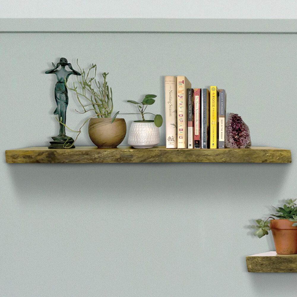 Regency Global Sourcing Niche Islander 52" Hard Wood Floating Shelf in Maple, , large