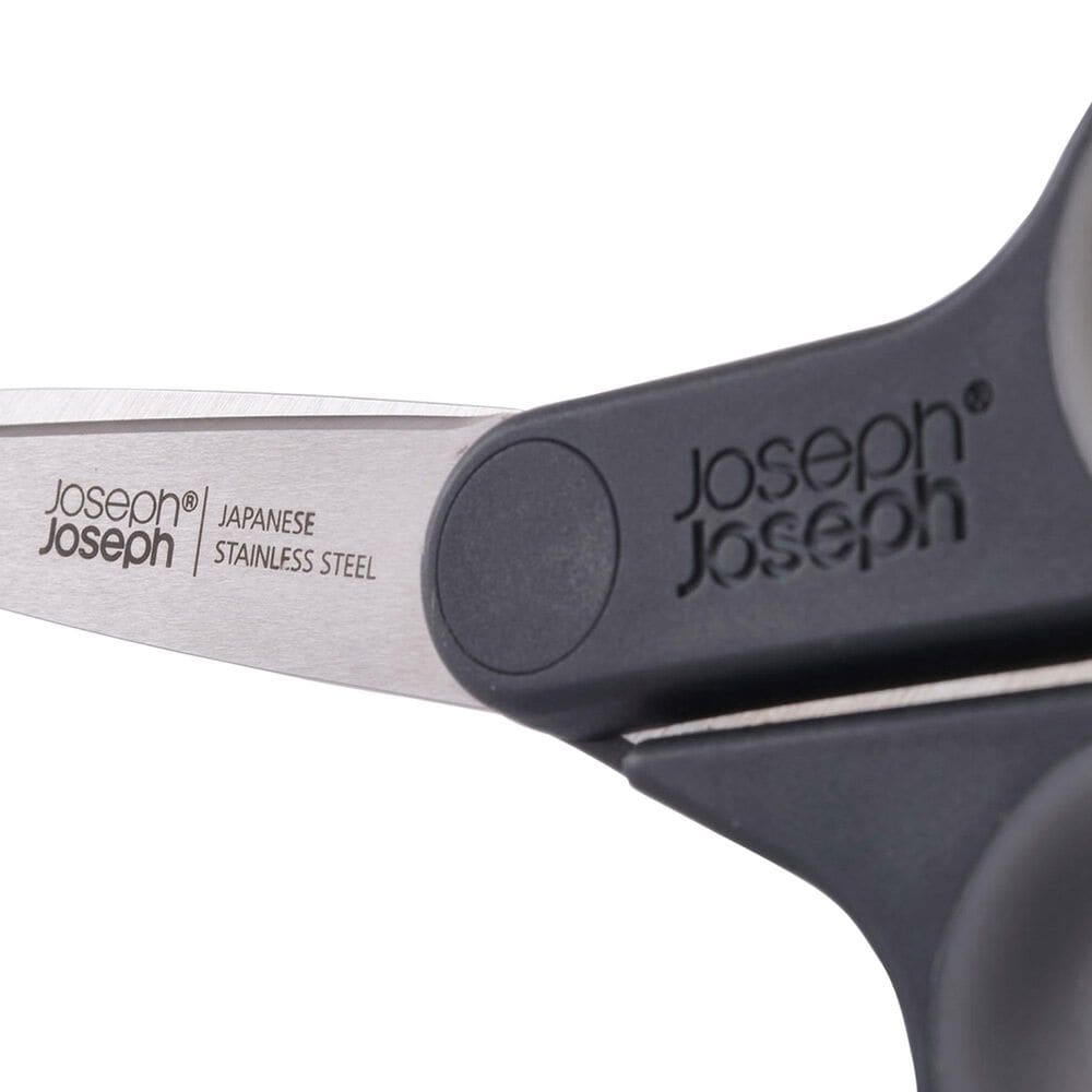 Joseph Joseph PlusCut Scissors with Integrated Box Cutter in Grey, , large