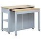 HOMLUX 47-inch Kitchen Island  in Grey Blue, , large