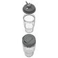 GE Appliances Blender with Personal Cups in Stainless Steel, , large