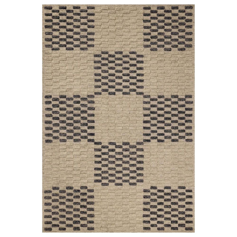 Chris Loves Julia x Loloi Bradley 3" x 7" Beige and Midnight Area Rug, , large