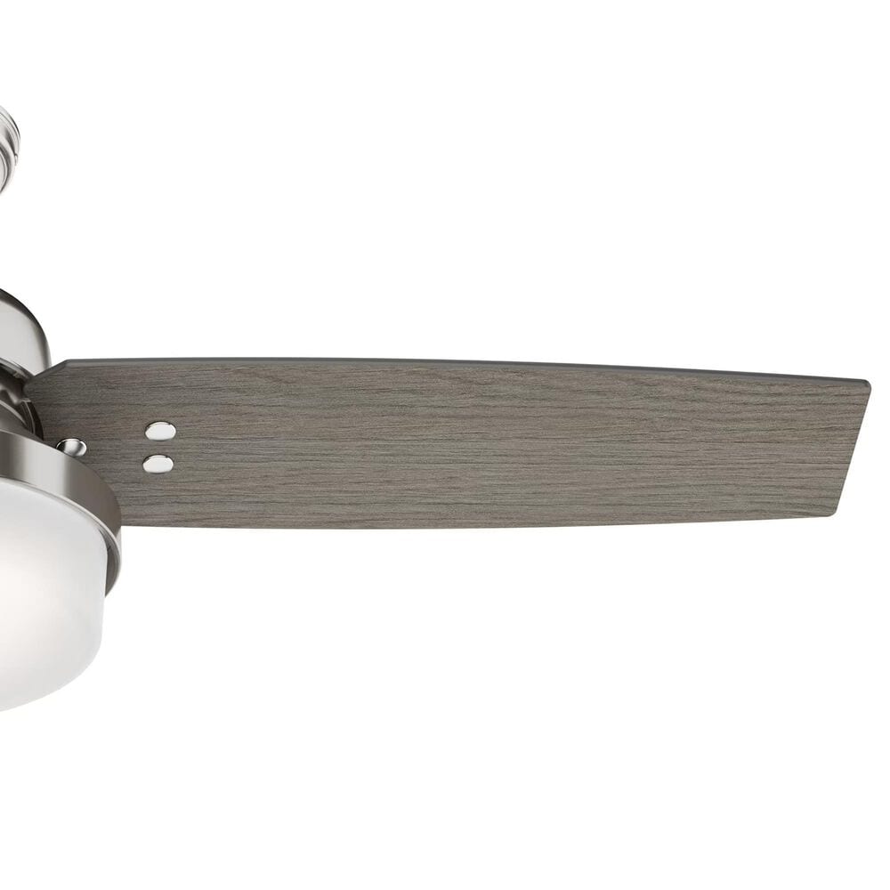 Hunter Sentinel 44&quot; Ceiling Fan with LED Lights in Brushed Nickel, , large