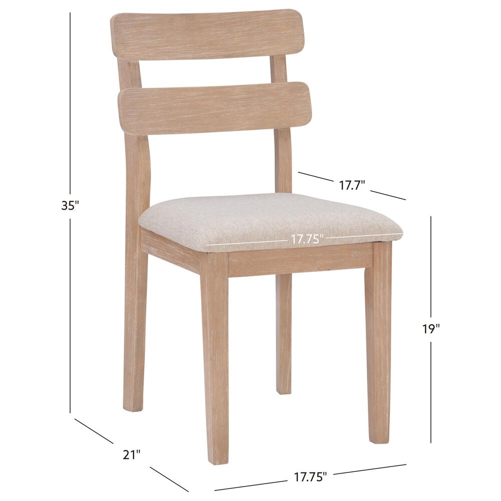 Linon Home Decor Drury Side Chair in Natural, , large