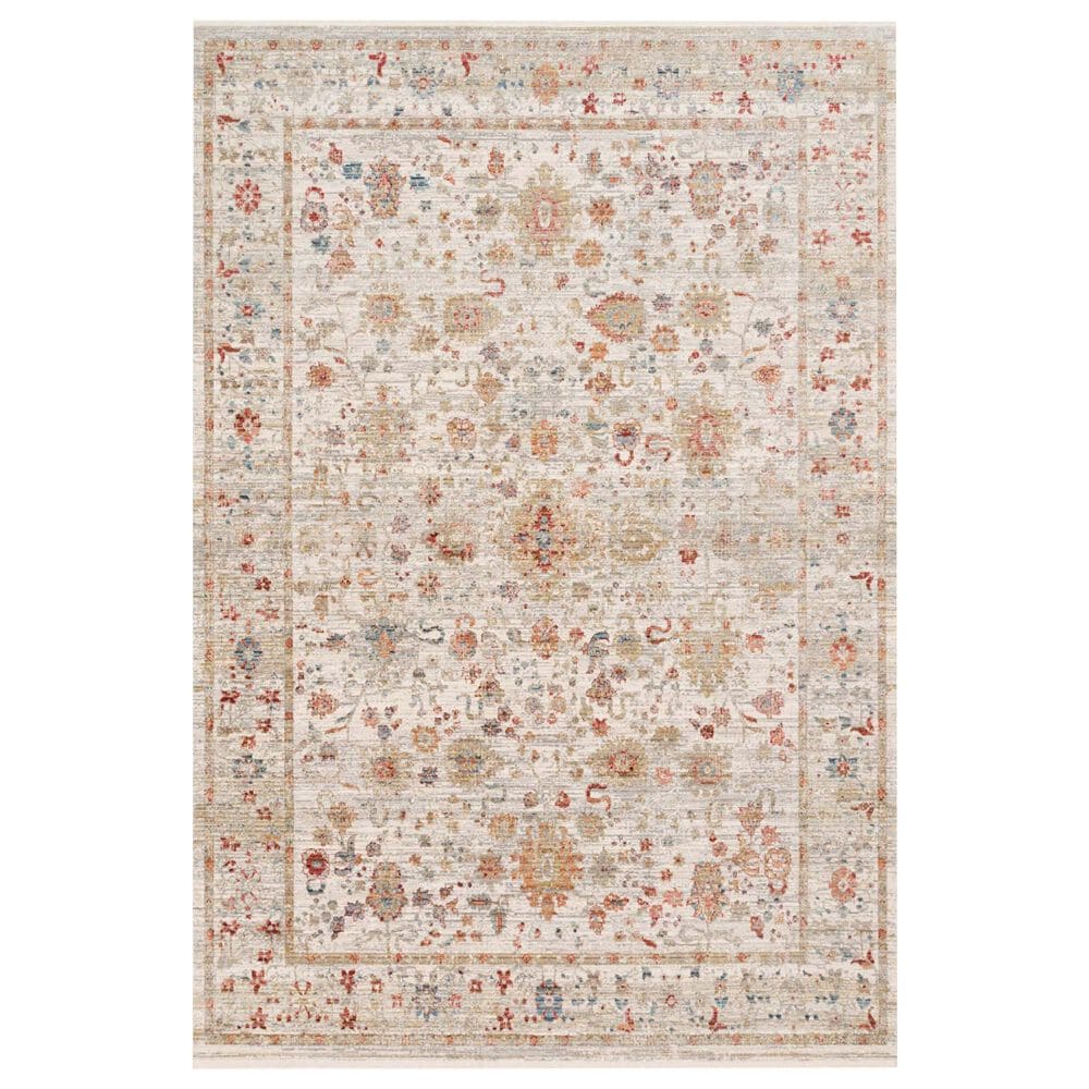 Loloi Claire CLE-05 11"6" x 15"7" Ivory Area Rug, , large