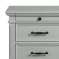 Mayberry Hill Slater 3-Drawer Nightstand with USB in Grey, , large