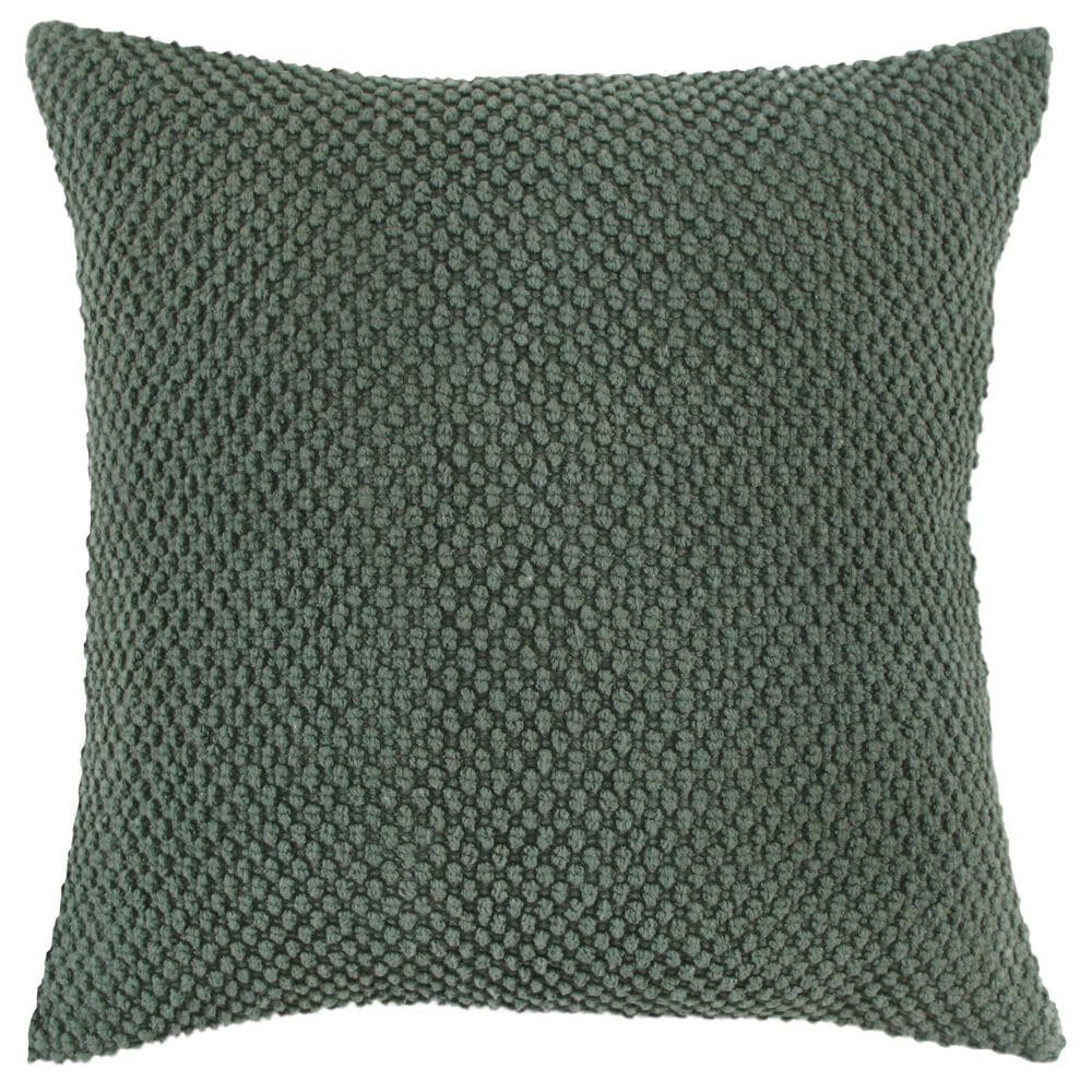 Rizzy Home 20" Poly Filled Pillow in Olive Green, , large
