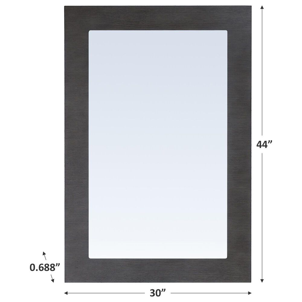 James Martin Metropolitan 30&quot; Mirror in Silver Oak, , large
