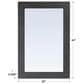 James Martin Metropolitan 30" Mirror in Silver Oak, , large