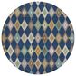 Dalyn Rug Company Kenner KN10 Navy 8" Round Area Rug, , large