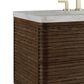 James Martin Allamari 36" Single Bathroom Vanity in Sable with 3 cm Victorian Silver Silestone Top and Rectangular Sink, , large
