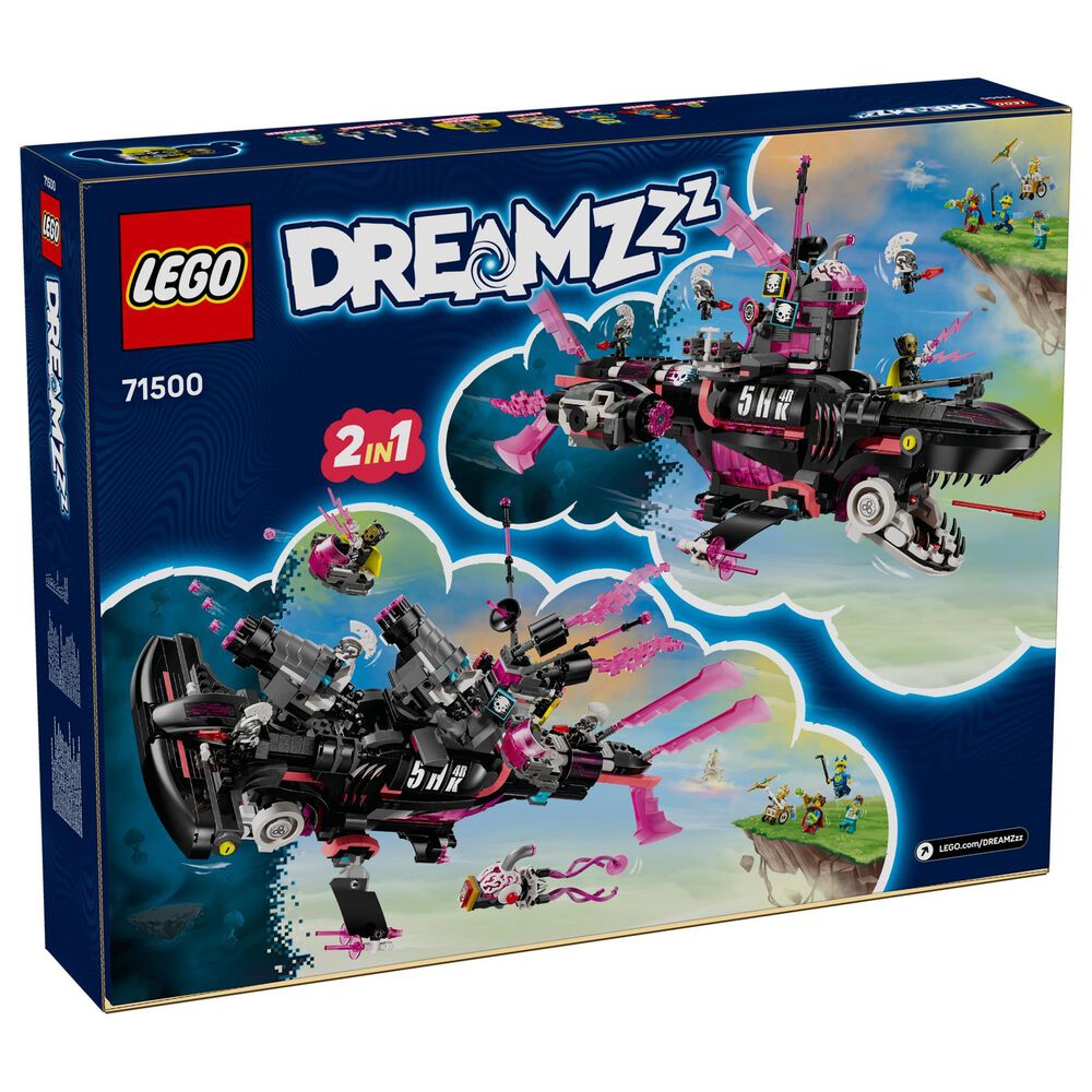 LEGO Dreamzzz Nightmare Shark Submarine Building Set, , large