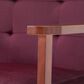 HOMLUX Arm Chair with Tufted Back and High-Density Foam in Rose, , large
