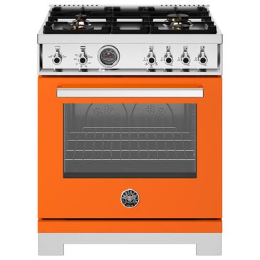 Bertazzoni Professional 4.7 Cu.Ft. Gas Range in Arancio Glossy, , large